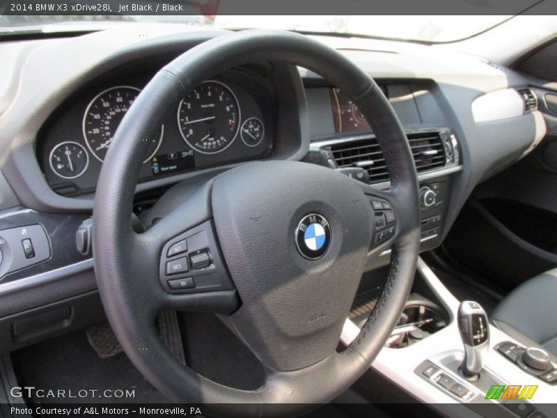 Jet Black / Black 2014 BMW X3 xDrive28i