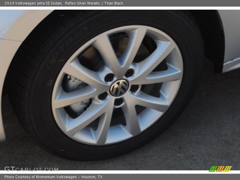 Reflex Silver Metallic / Titan Black 2014 Volkswagen Jetta SE Sedan