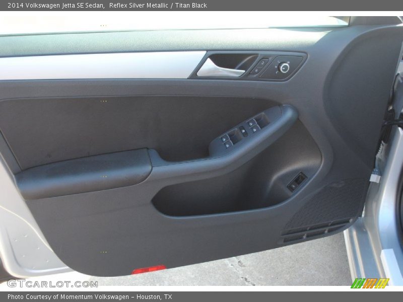 Reflex Silver Metallic / Titan Black 2014 Volkswagen Jetta SE Sedan