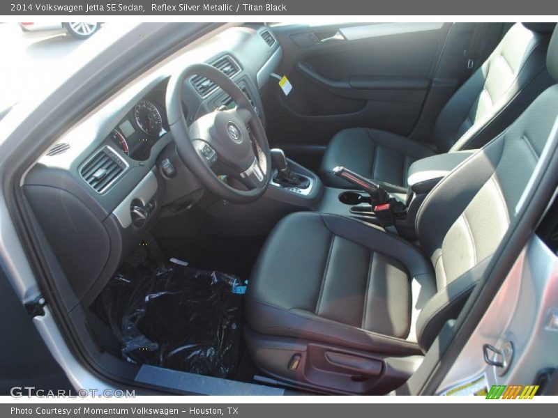 Reflex Silver Metallic / Titan Black 2014 Volkswagen Jetta SE Sedan