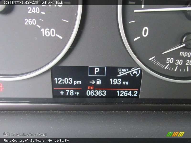 Jet Black / Black 2014 BMW X3 xDrive28i