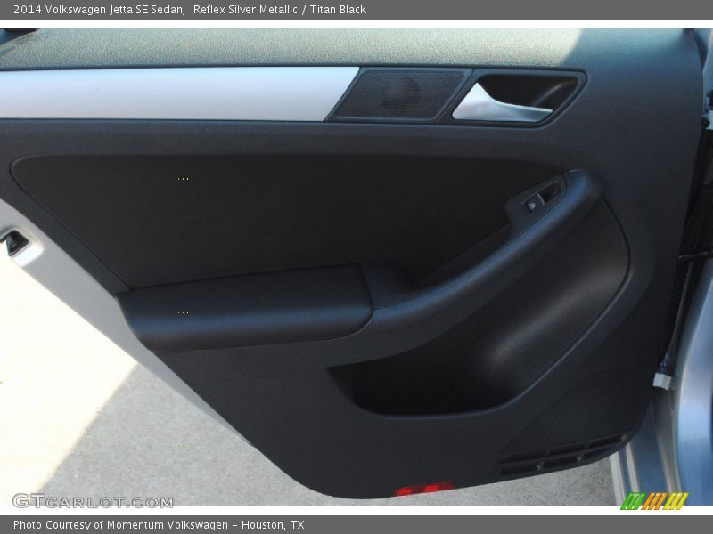 Reflex Silver Metallic / Titan Black 2014 Volkswagen Jetta SE Sedan