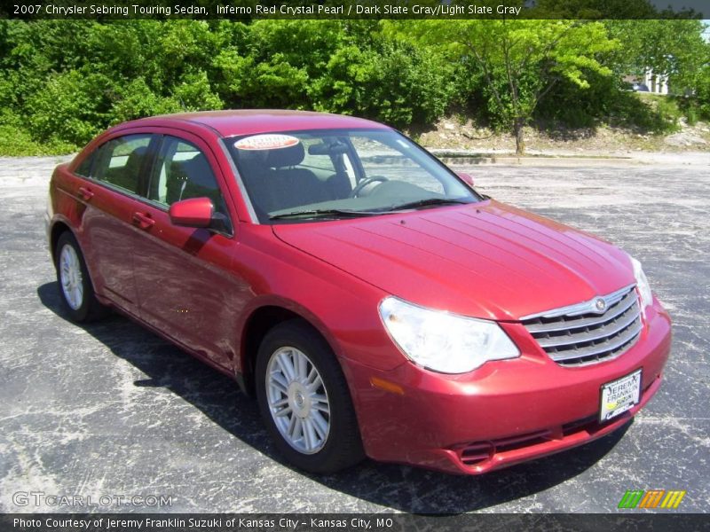 Inferno Red Crystal Pearl / Dark Slate Gray/Light Slate Gray 2007 Chrysler Sebring Touring Sedan