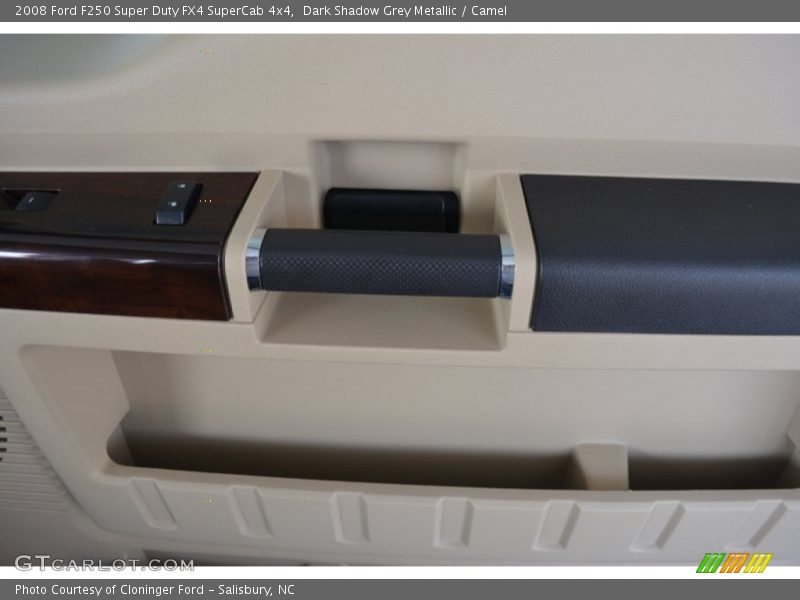Dark Shadow Grey Metallic / Camel 2008 Ford F250 Super Duty FX4 SuperCab 4x4