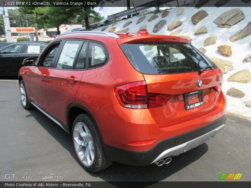 Valencia Orange / Black 2015 BMW X1 xDrive28i
