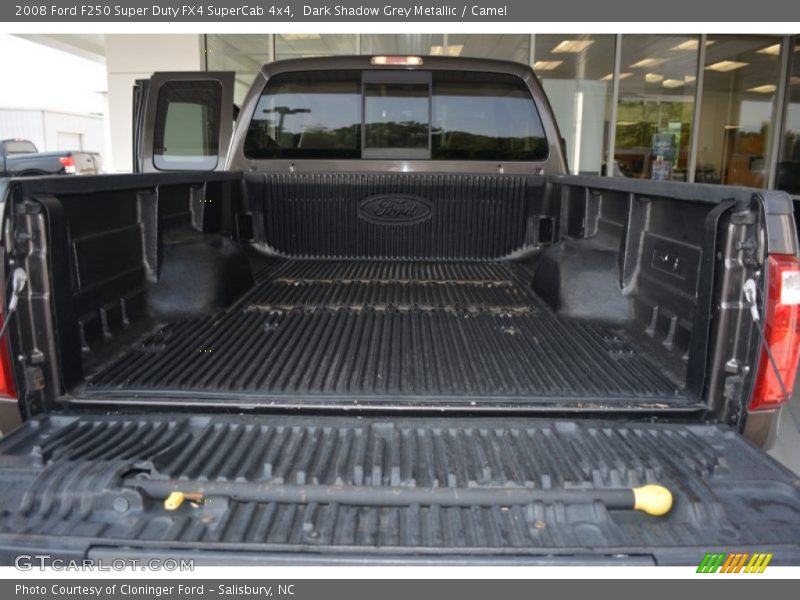 Dark Shadow Grey Metallic / Camel 2008 Ford F250 Super Duty FX4 SuperCab 4x4