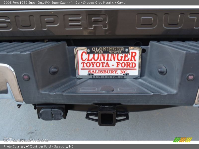 Dark Shadow Grey Metallic / Camel 2008 Ford F250 Super Duty FX4 SuperCab 4x4