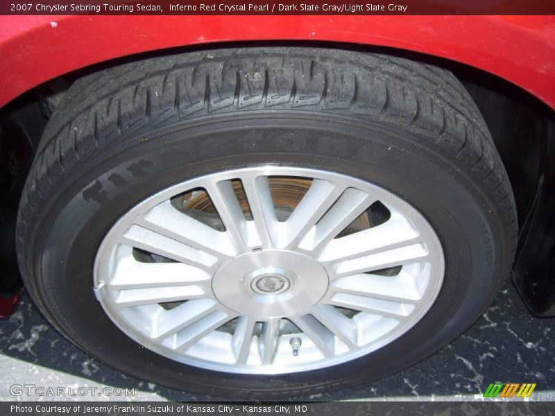 Inferno Red Crystal Pearl / Dark Slate Gray/Light Slate Gray 2007 Chrysler Sebring Touring Sedan