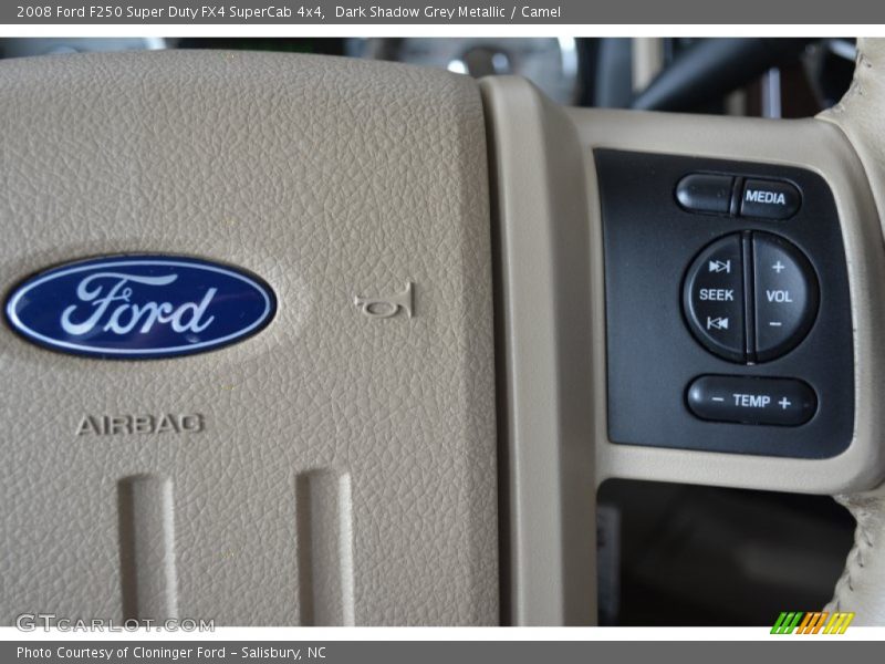 Dark Shadow Grey Metallic / Camel 2008 Ford F250 Super Duty FX4 SuperCab 4x4