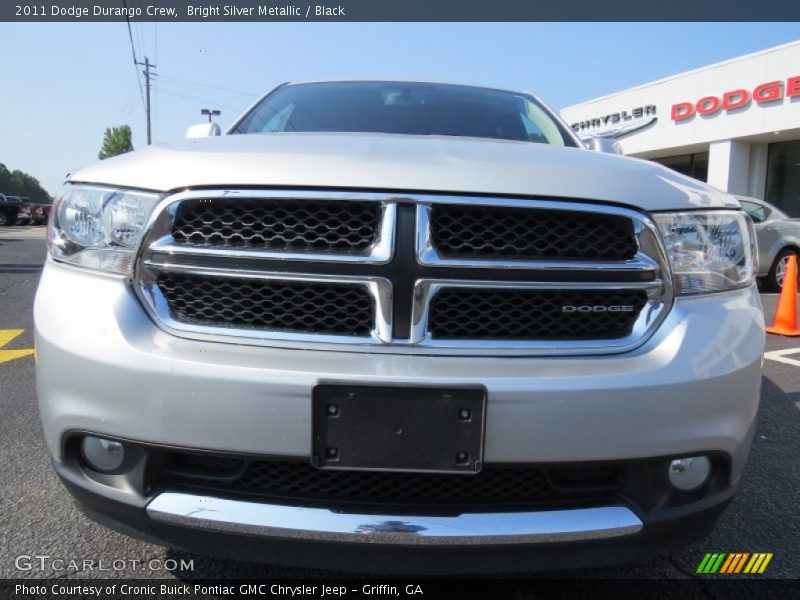 Bright Silver Metallic / Black 2011 Dodge Durango Crew