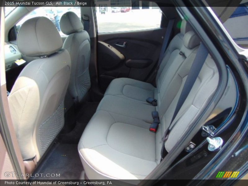 Rear Seat of 2015 Tucson GLS