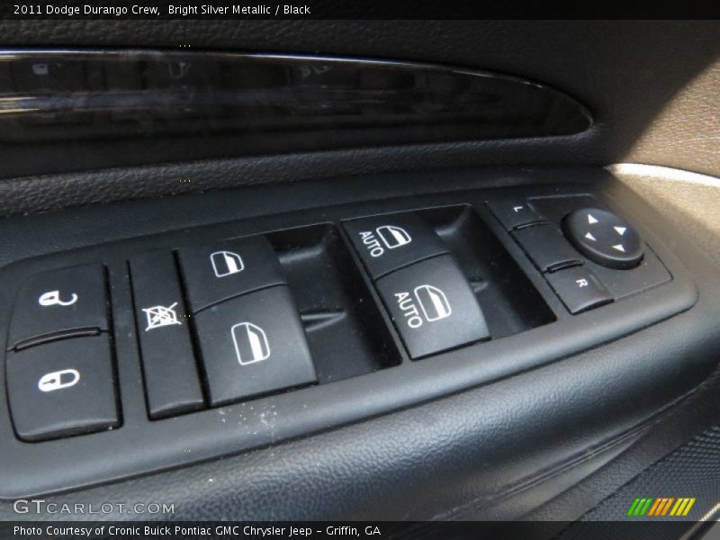 Bright Silver Metallic / Black 2011 Dodge Durango Crew