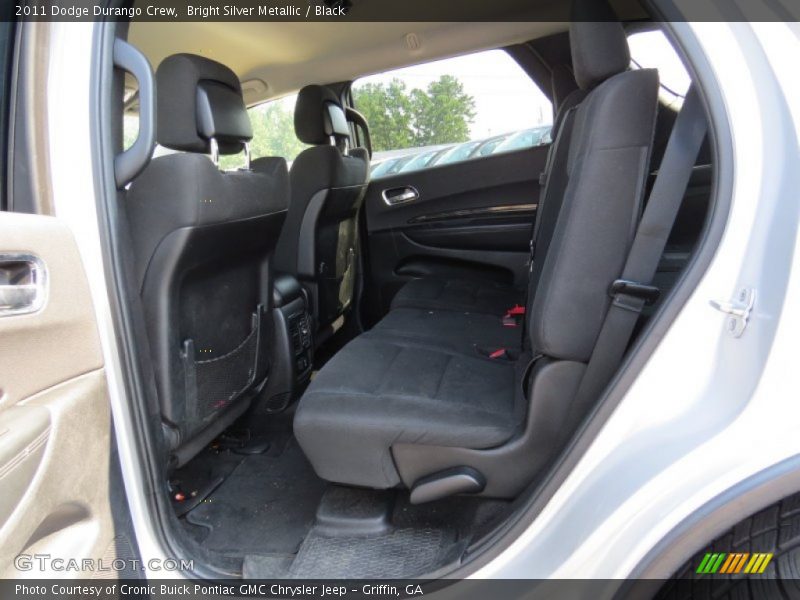 Bright Silver Metallic / Black 2011 Dodge Durango Crew