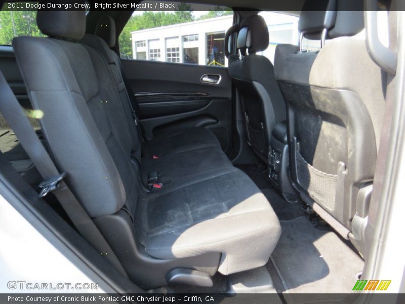Bright Silver Metallic / Black 2011 Dodge Durango Crew