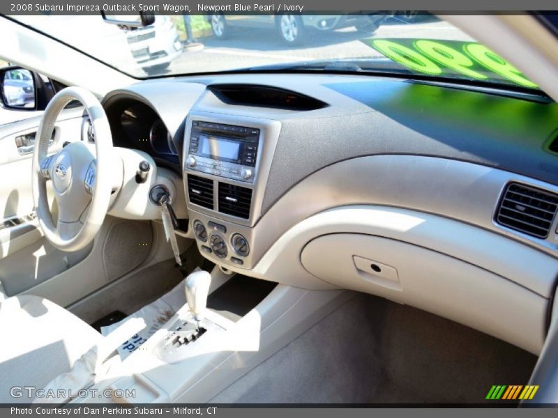 Newport Blue Pearl / Ivory 2008 Subaru Impreza Outback Sport Wagon