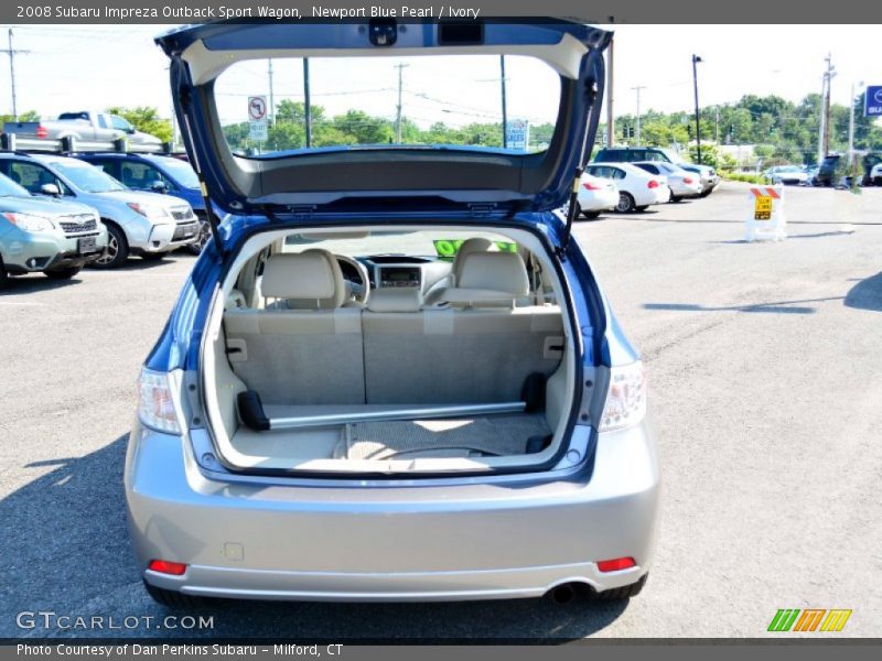 Newport Blue Pearl / Ivory 2008 Subaru Impreza Outback Sport Wagon