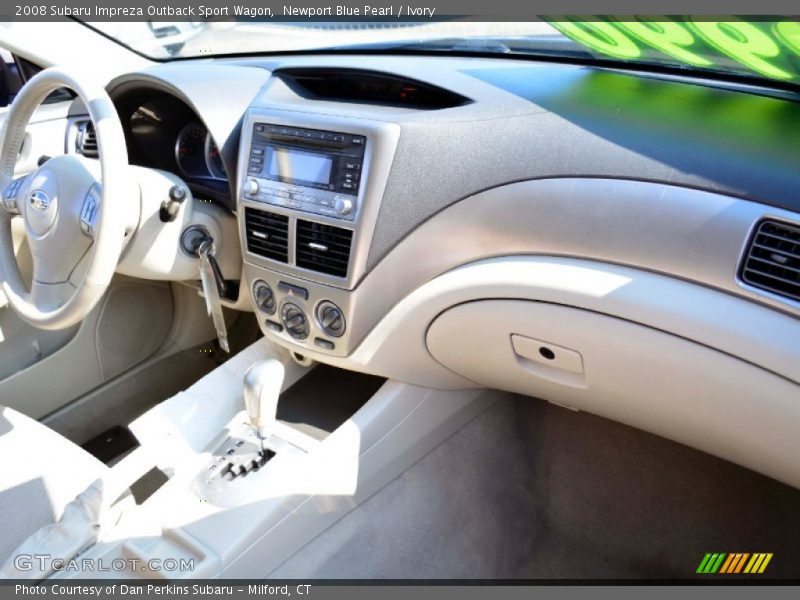 Newport Blue Pearl / Ivory 2008 Subaru Impreza Outback Sport Wagon