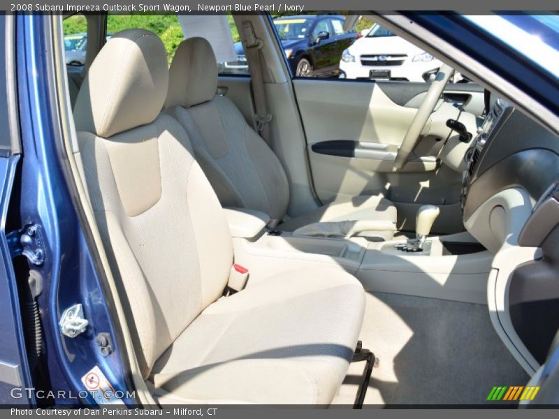 Newport Blue Pearl / Ivory 2008 Subaru Impreza Outback Sport Wagon