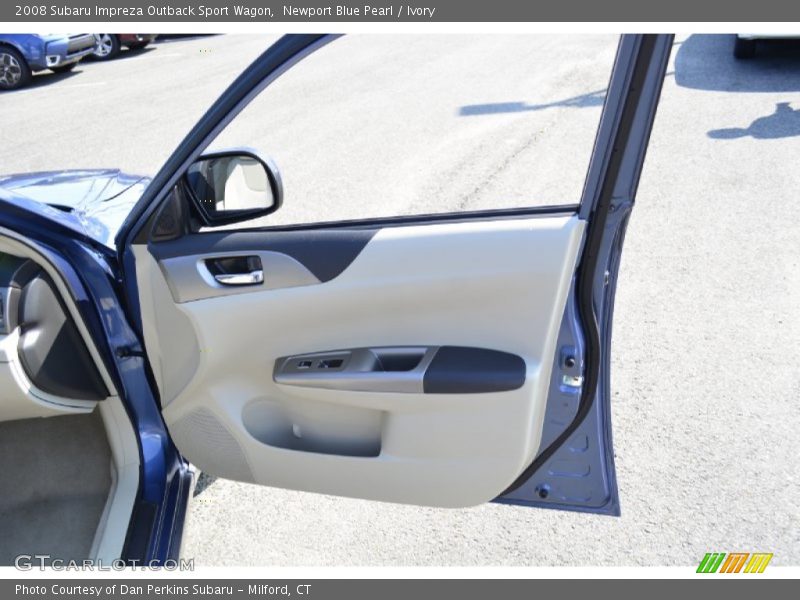 Newport Blue Pearl / Ivory 2008 Subaru Impreza Outback Sport Wagon