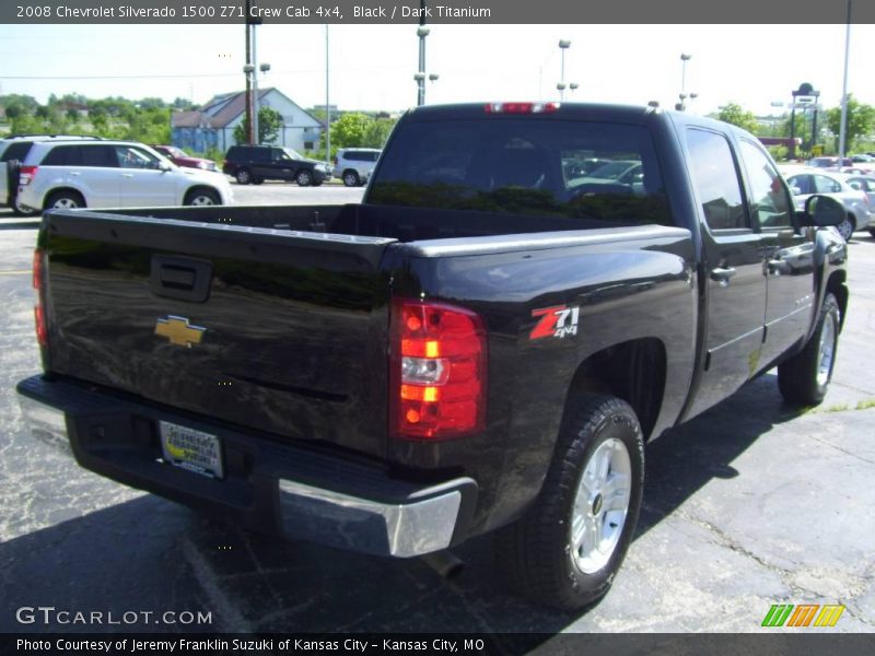 Black / Dark Titanium 2008 Chevrolet Silverado 1500 Z71 Crew Cab 4x4