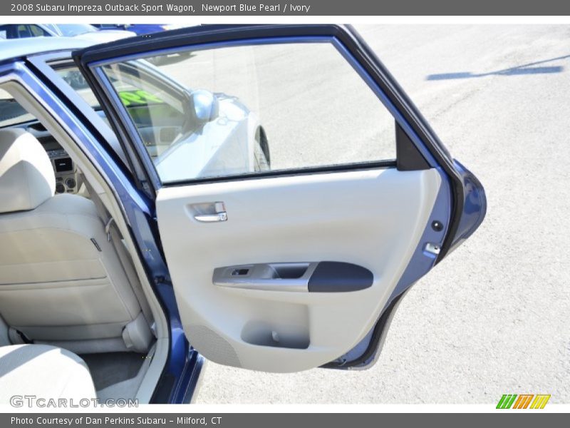 Newport Blue Pearl / Ivory 2008 Subaru Impreza Outback Sport Wagon