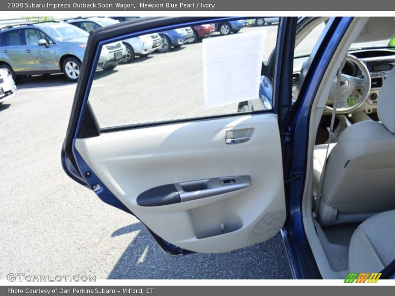 Newport Blue Pearl / Ivory 2008 Subaru Impreza Outback Sport Wagon