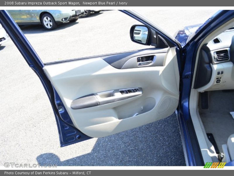 Newport Blue Pearl / Ivory 2008 Subaru Impreza Outback Sport Wagon