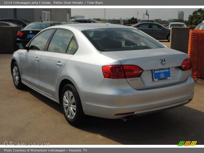 Reflex Silver Metallic / Titan Black 2014 Volkswagen Jetta S Sedan