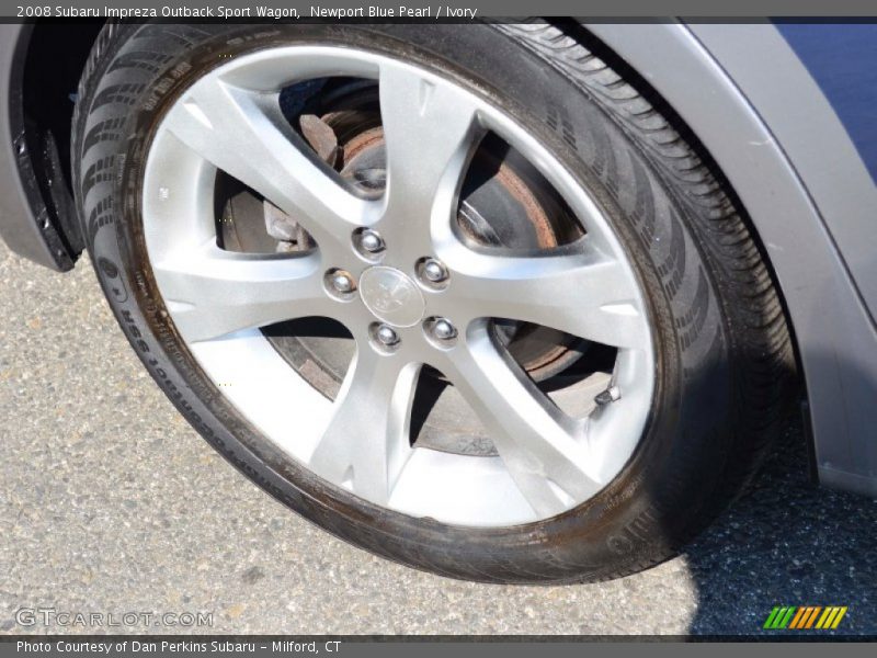 Newport Blue Pearl / Ivory 2008 Subaru Impreza Outback Sport Wagon