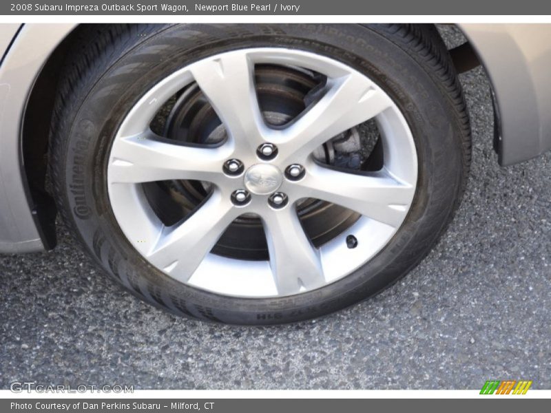 Newport Blue Pearl / Ivory 2008 Subaru Impreza Outback Sport Wagon