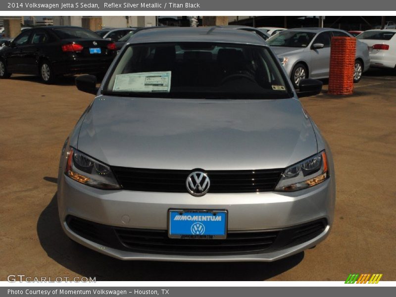 Reflex Silver Metallic / Titan Black 2014 Volkswagen Jetta S Sedan