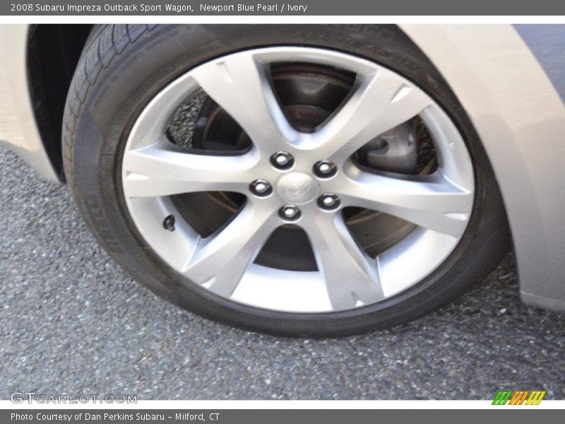 Newport Blue Pearl / Ivory 2008 Subaru Impreza Outback Sport Wagon