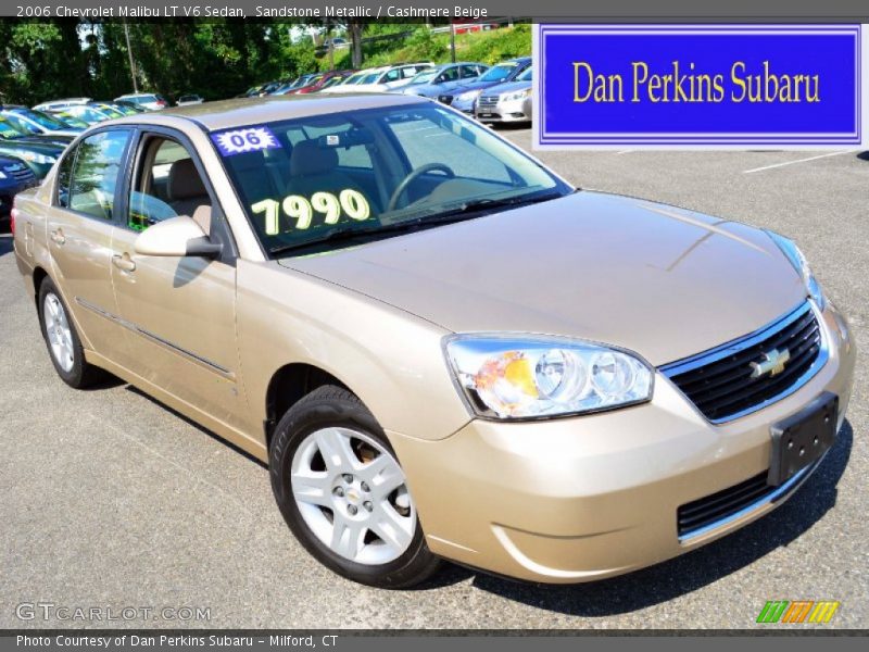 Sandstone Metallic / Cashmere Beige 2006 Chevrolet Malibu LT V6 Sedan