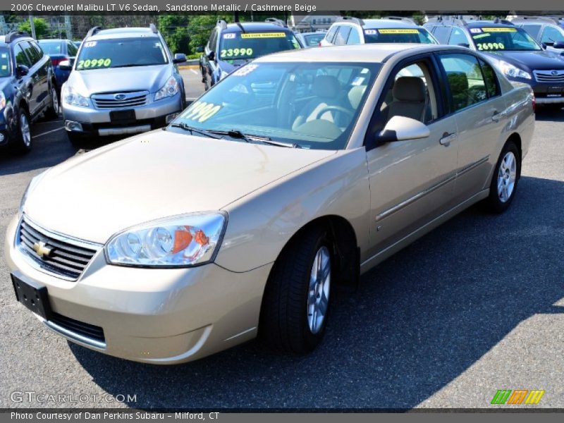 Sandstone Metallic / Cashmere Beige 2006 Chevrolet Malibu LT V6 Sedan