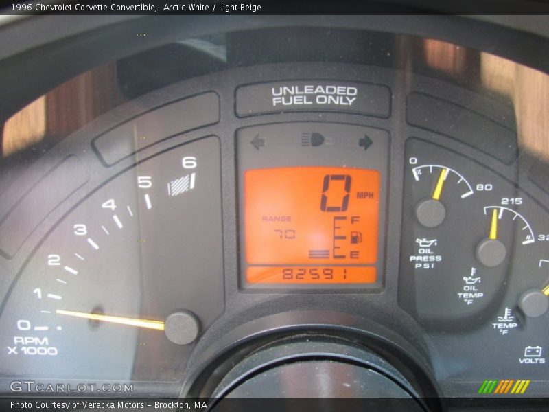  1996 Corvette Convertible Convertible Gauges