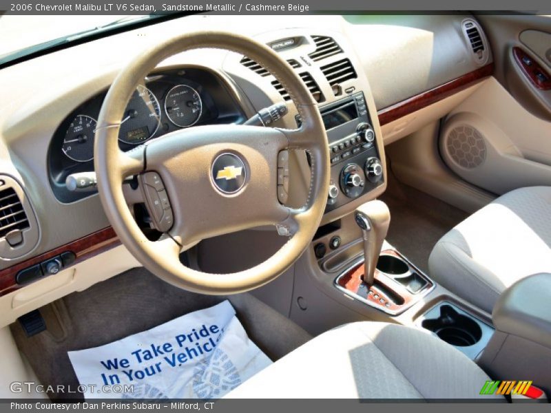 Sandstone Metallic / Cashmere Beige 2006 Chevrolet Malibu LT V6 Sedan