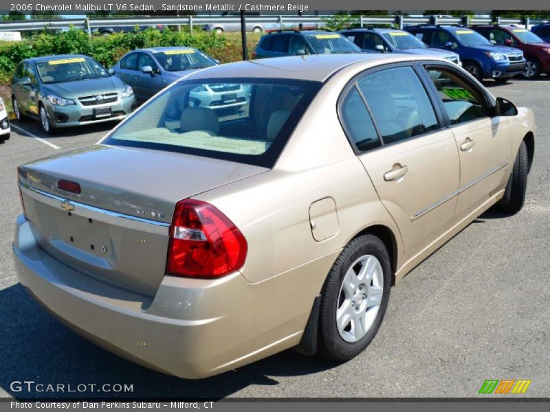 Sandstone Metallic / Cashmere Beige 2006 Chevrolet Malibu LT V6 Sedan