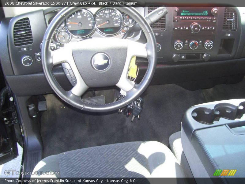 Black / Dark Titanium 2008 Chevrolet Silverado 1500 Z71 Crew Cab 4x4