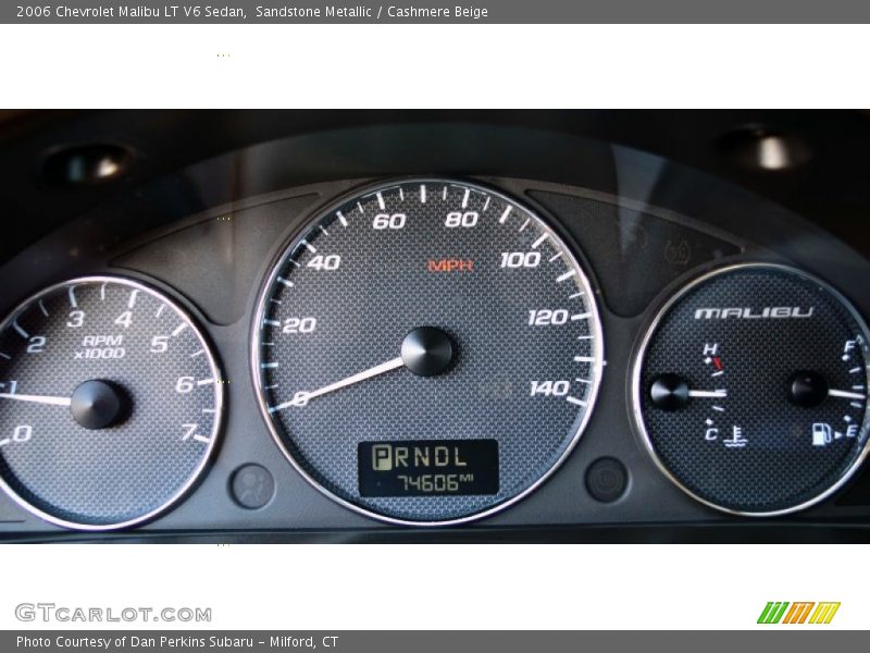 Sandstone Metallic / Cashmere Beige 2006 Chevrolet Malibu LT V6 Sedan