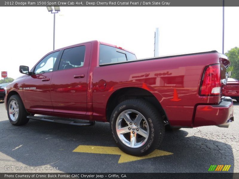 Deep Cherry Red Crystal Pearl / Dark Slate Gray 2012 Dodge Ram 1500 Sport Crew Cab 4x4