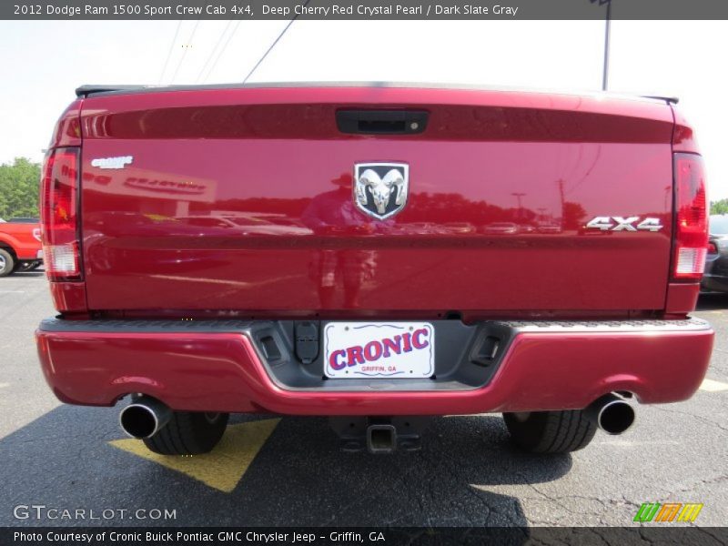 Deep Cherry Red Crystal Pearl / Dark Slate Gray 2012 Dodge Ram 1500 Sport Crew Cab 4x4