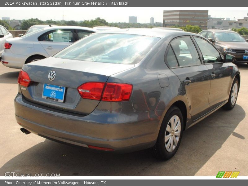 Platinum Gray Metallic / Titan Black 2014 Volkswagen Jetta S Sedan