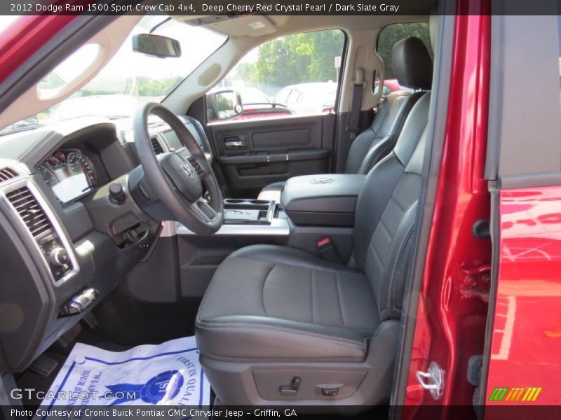 Deep Cherry Red Crystal Pearl / Dark Slate Gray 2012 Dodge Ram 1500 Sport Crew Cab 4x4