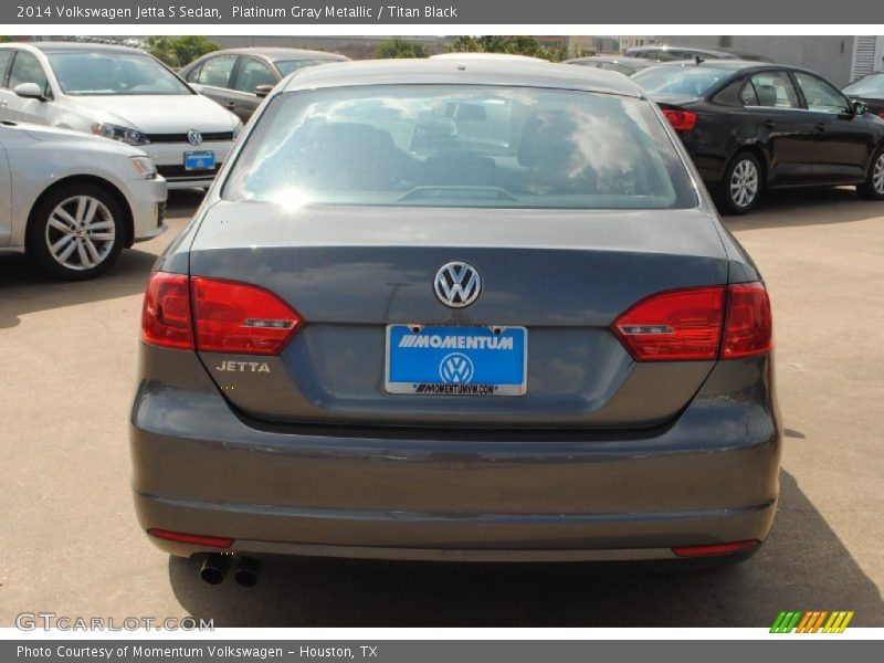 Platinum Gray Metallic / Titan Black 2014 Volkswagen Jetta S Sedan
