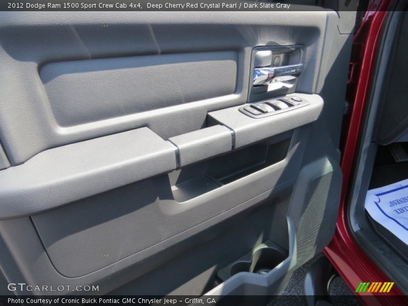 Deep Cherry Red Crystal Pearl / Dark Slate Gray 2012 Dodge Ram 1500 Sport Crew Cab 4x4
