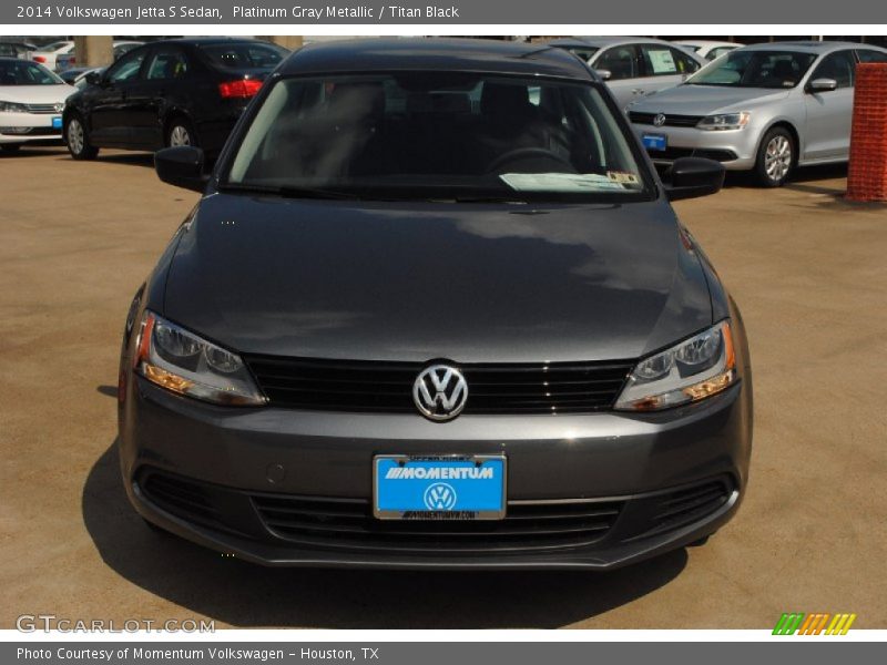 Platinum Gray Metallic / Titan Black 2014 Volkswagen Jetta S Sedan