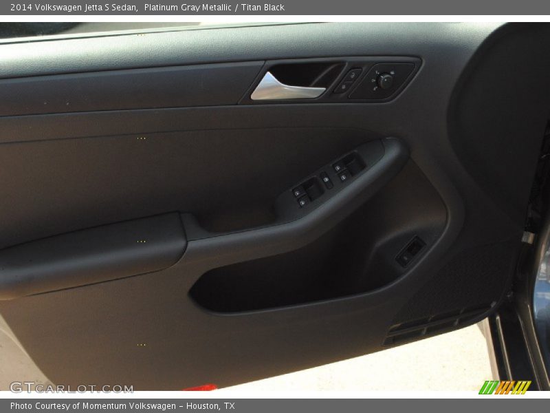 Platinum Gray Metallic / Titan Black 2014 Volkswagen Jetta S Sedan