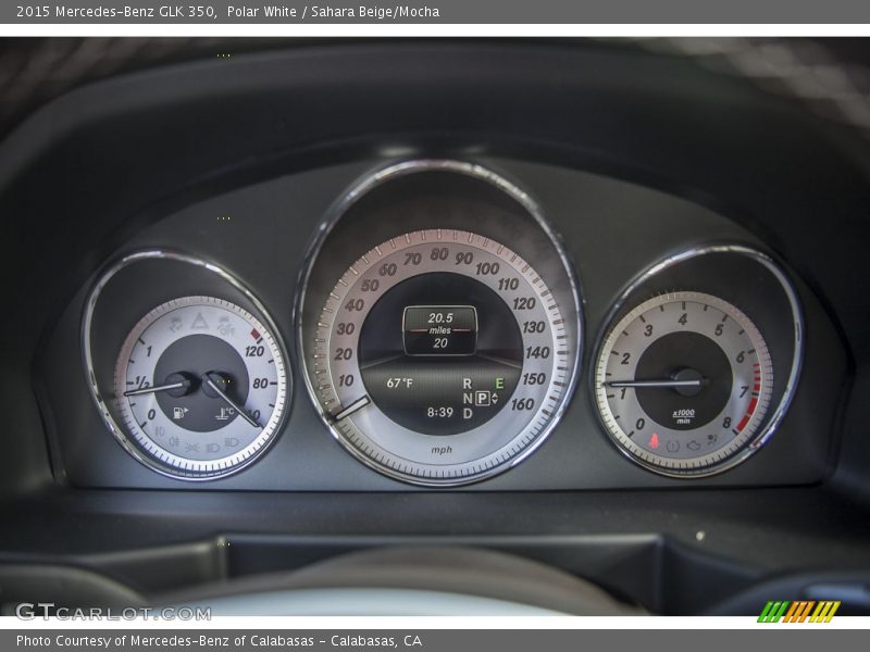 Polar White / Sahara Beige/Mocha 2015 Mercedes-Benz GLK 350
