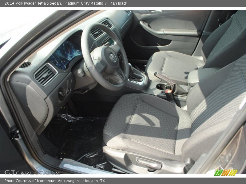 Platinum Gray Metallic / Titan Black 2014 Volkswagen Jetta S Sedan