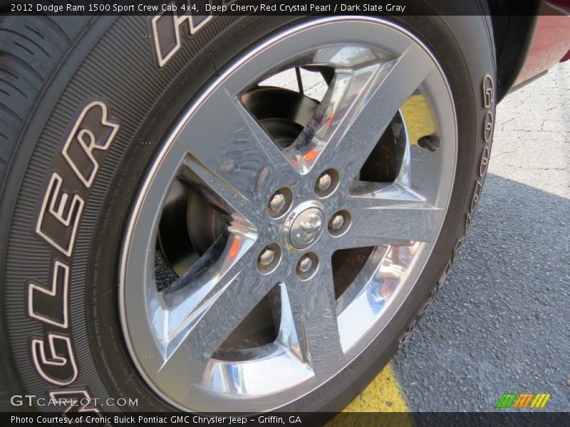 Deep Cherry Red Crystal Pearl / Dark Slate Gray 2012 Dodge Ram 1500 Sport Crew Cab 4x4
